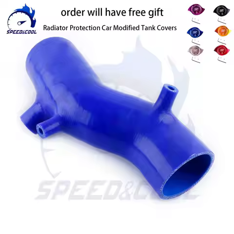 SPEED&COOL For 2002-2008 Honda Accord CL7 Euro-R Acura TSX 2.0 K20A Silicone Intake Inlet Induction 