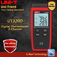 UNI-T UT320D Digital Thermometer 2-Channel Type K/J Thermocouple