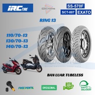 HONDA IRC Tubeless Outer Tire Ring 13 110/70-13, 130/70-13 and 140/70-13 Exato SCT-007 SS-570F for Y