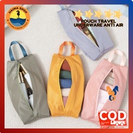 HM Pouch Under Wear Travel Bag Bra Socks Organizer Zipper Skincare Storage Waterproof Multipurpose