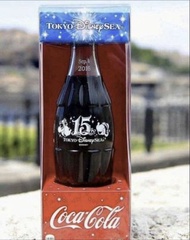 購自日本 東京迪士尼 海洋 2016 Disney Sea 15 周年限量 可口可樂 Coca Cola 全新未開 Disneysea coke