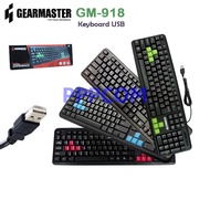 คียบอร์ด ราคาประหยัด keyboard USB key คีย์ ราคาถูก Gearmaster Primaxx Nubwo MD-TECH GM-918 / KB-502 