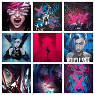 Matte Vertical Posters Arcane Jinx Poster Wall Art  Print Gaming Fan Gift Video Game Room Decor