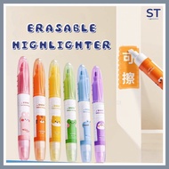 [6 PCS/SET] ENMY Soft Color Erasable Highlighter Pen
