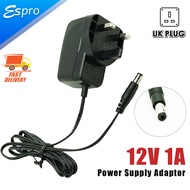 EZVIZ CAMERA UK Switching Power Adaptor 12V 1A 12W (2.1 x 5.5mm) Plug - 1.5m Cable