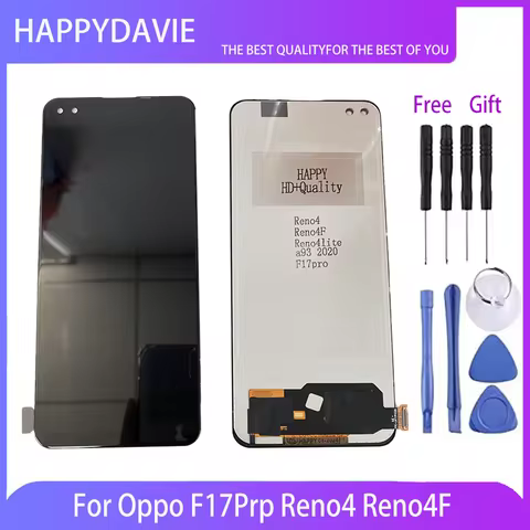 LCD TFT for OPPO A93 4G/RENO4/Reno 4 Lite/F17 Pro/RENO4 F Digitizer Assembly Replacement