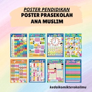 Ana Muslim - Ana Muslim Poster | Preschool Poster | ABC Poster (42 Types of Posters) | Children's po