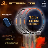 【100% Original】APACS Stern 78 Smashing Badminton Racket (1pc)