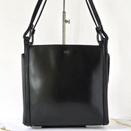 絕版古董包 Loewe 黑色銀標側背包 單肩包 托特包 中古包 二手包