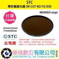 STC ND400 Zero Color Polarizer IR-CUT ND FILTER 9-stop 67 72 77 82mm