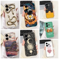 6.78'' Casing Tecno Pova 6 Neo Case Cute Fashion Flowers Cat Astronaut Silicone Back Cover Pova 6 Ne