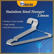 10pcs Stainless Steel Drying Hanger Clothes Hanger 42cm [Maju Jaya]