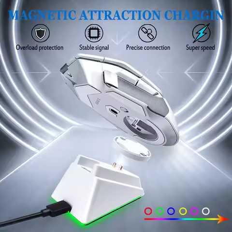 Charging Dock white for Logite G403 G703 G903 GPW GPX Wireless Gaming Mouse