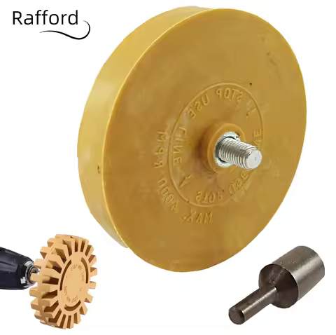 Car Decal Eraser Wheel Pin Stripe Removal Tool Rubber Wheel with Adapter Removes Vinyl Decals Graphi