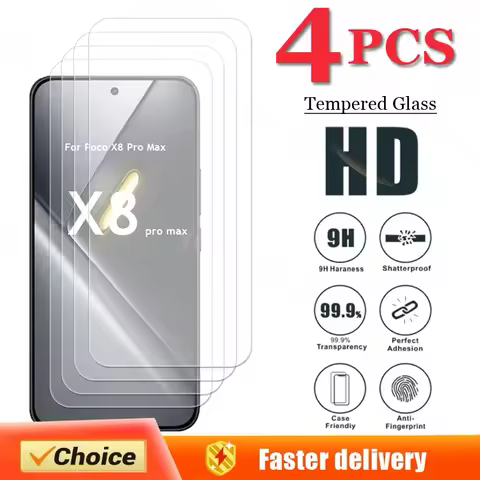 For Xiaomi Poco X8 Pro Max Glass Anti-Scratch Screen Protector Poco X8 Pro Max Tempered Glass Temper