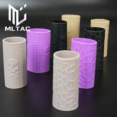 Anti Slip Tactical Universal Airsoft Weapons Grip Constant Rubber Sleeve For Gloc G17 G18 G19 Pistol