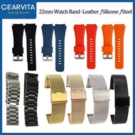 [Spot Free Shipping]22mm SmartWatch Watch Band Leather Silicone Steel Strap For DT78 DT95 L15 L13 L1