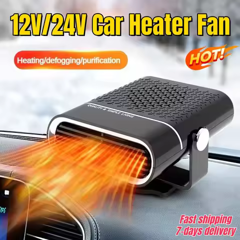 Portable Car Heater Car 12v Heater 24v Car Heater Windshield Automatic Defogging Defrost Heater Fast