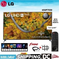 [ FREE SHIPPING ] LG TV 65'' UP75 Series Smart 4K UHD TV ( 2021 ) 65UP7550PTC/ 65UP7550 Television