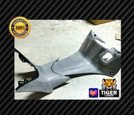 ชุดครอบกุญแจ + คอนโซนกลาง wave 125i Led 2019 -2020 คาร์บอนแท้ลาย2 สีขาว (อะไหล่แท้เบิกศูนย์)