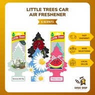 LITTLE TREES Car Air Freshener - Floral, Fruity & Fresh Scents, Hanging Wardrobe Freshener