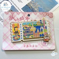 [AVAILABLE] Magnet Magnet Metal Slide Charm Guangzhou Souvenir China Travel