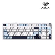 AULA F99 คีย์บอร์ดไร้สาย Gasket Mechanical Keyboard 3IN1 Size 99% รับประกันศูนย์ไทย 2 ปี Reaper (Gre