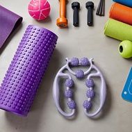 HEEPDD 9 Wheels Muscle Roller Leg Massager Muscle Relaxation Stretching Roller Foam Roller Deep Tiss
