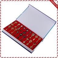 [leipupa] Set of 18pcs Fairy Tail Lucy Celestial Spirit Gate Keys Necklace Pendant
