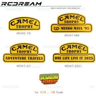 RCDREAM Metal Emblem Camel Trophy RC Adventure 1/10 1/8 SCX10 TRX4
