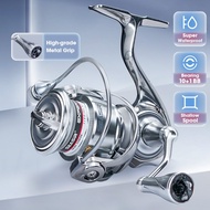 Expert Spining Fishing Reel Ultra-Long Casting Aluminum Shallow Spool 1500S-4000S,10+1BB,5.2:1 Max D