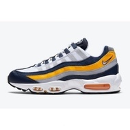 Buy Shoes, Socks Preferential Beautiful NK Air Max 95 White Navy Blue Gold Air Cushion Breathable Ca