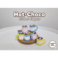 Clicker Fidget Keychain - Hot-Choco