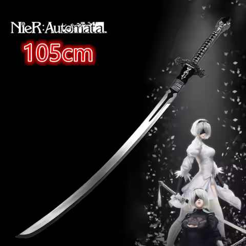 1:1 Sword YoRHa No. 2 Type B Sword Cosplay Black Contract Safety PU Model Props Sword Big 105cm