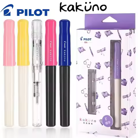 Japan PILOT Genius Smiley Fountain Pen KAKUNO Masashi Adult and Child Students Practice Calligraphy 