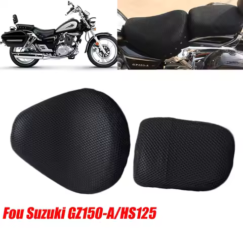 Motorcycle Seat Cushion Cover Net 3D Mesh Heat Insulation Seat Cushion Cover Protector For Suzuki GZ
