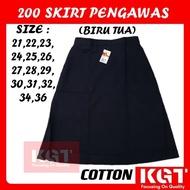 FALCON SKIRT PENGAWAS BIRU TUA 200 (SCHOOL UNIFORM FALCON PENGAWAS SKIRT) Falcon School Uniform