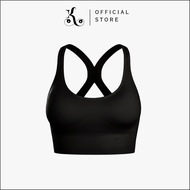 [ KHAEFASHION ] - (BR061) Sports Bra GYM Women's Sportswear Push Up Super Elastic Crop Top Tee