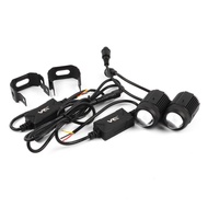 VRX MOTORCYCLE SPOTLIGHT SET MINI 2IN1 - BLACK