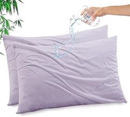 Gogreen Bamboo Rayon Waterproof Pillow Protector, Breathable Pillow Cover, Cooling Pillow Case Prote