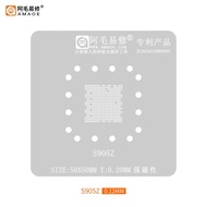Amaoe S905Z BGA Reballing Stencil Template For LCD Tablet IC Set-top Box Main Control IC Chip 0.2MM 
