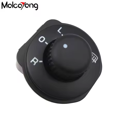 Heated Rearview Side Wing Mirror Glass Adjust Switch Knob For SKODA Fabia Roomster 2006 - 2015 5JD95