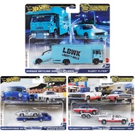 Hotwheels Premium | Team Transport 68-70 (Skyline LBWK Benz 300SL Chevy Nova)