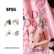 Recommended by Bloggers SFSG Authentic Bag Charm Brown Teddy Accessories Dog Bowling Ball Pendant Ke