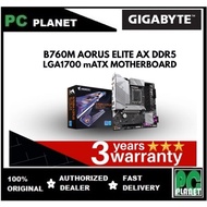 GIGABYTE B760M AORUS ELITE AX DDR5 LGA1700 mATX MOTHERBOARD