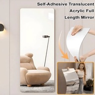 Unbreakable Mirror Arcylic 30cmx30cm Wall Decor/Cermin Sticker Hiasan Dinding