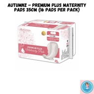 AUTUMNZ Premium Plus Maternity Pad 35cm with Wings (16 pads per pack) Pad Lepas Bersalin Nifas Haid 