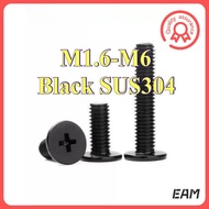 Philip CSK Cross Recessed Countersunk Flat Head Screw Stainless Steel SUS 304  M1.6/M2/M2.5/M3/M4/M5