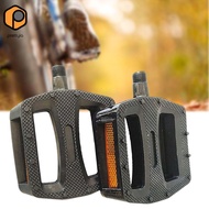prettyia Bicycle Pedals, Bicycle Flat Pedals, Non-slip, Bicycle Platform Pedals, Bicycle