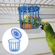 SDRGJY ของเล่น กรงนก กระเช้าผักนกแก้ว ที่วางผักผลไม้ Pet Bird Parrot Feeder อุปกรณ์กรง คอนเทนเนอร์ตะกร้าแขวน